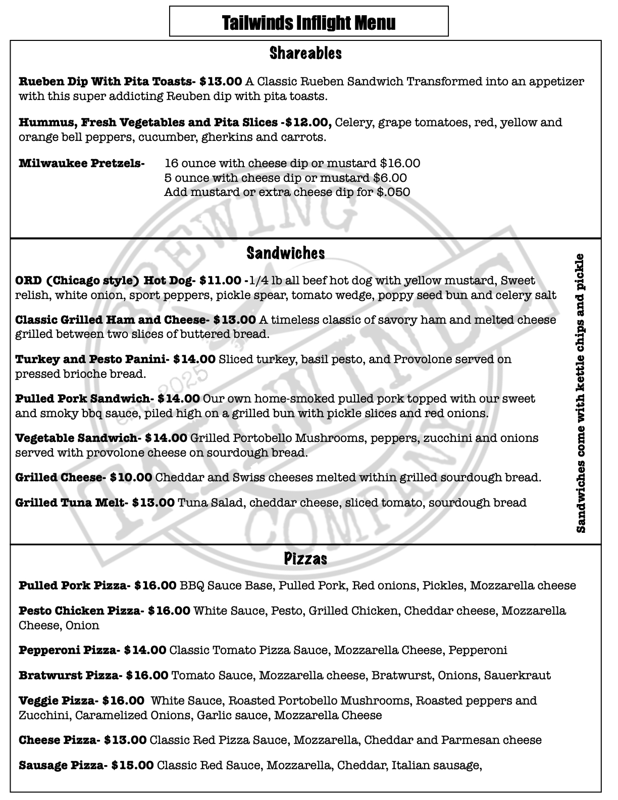 Tailwinds Menu 5-13-26.1